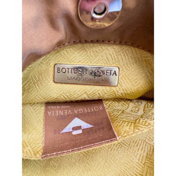 Bottega Veneta Brown Nylon Mini Bag with Mirror - Picture 13 of 16